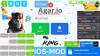 AGARIO MOD MENU  IOS MACRO amp ZOOM🔥 [upl. by Einiar]