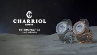 CHARRIOL STTROPEZ™ 35 moonphase watch [upl. by Ahsakat]