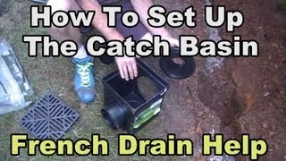 How To Set Up Your Catch Basin for Yard Drainage [upl. by Asirrom623]