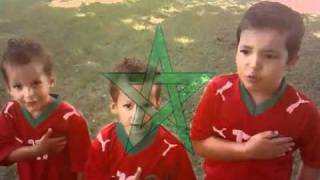 Children singing the national anthem of Morocco  L´hymne national du maroc [upl. by Keon]