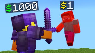 1 vs 1000 Minecraft Bedrock Player [upl. by Orodoet]