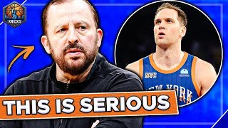 Tom Thibodeau making SERIOUS decisions  Knicks News [upl. by Fonville]