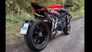 Mv Agusta Brutale 1000 RR Onboard Sound [upl. by Brownley]