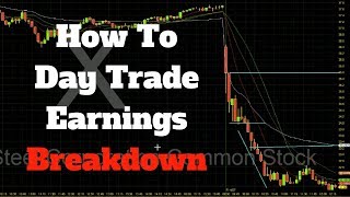 How To Day Trade Earnings Breakdown [upl. by Dotson221]