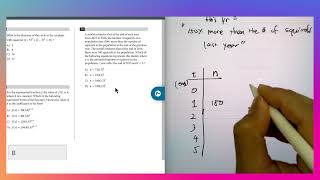 SAT Exam 1 Math Module 2 Problem 25 [upl. by Frankel]