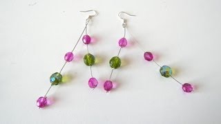 DIY EARRINGS  IDEAS USING STEEL WIRE [upl. by Saimerej]