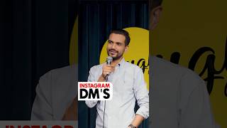 Instagram DMs  Crowd Work Stand Up Comedy By Vikas Kush Sharma shorts standupcomedy [upl. by Ahsitaf]