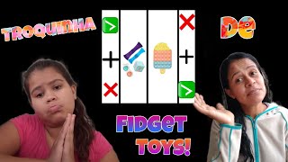 TROQUINHA DE FIDGET TOYS CASEIRO COM A MAMÃE [upl. by Yvon]