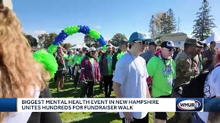 Biggest mental health event in New Hampshire unites hundreds for fundraiser walk [upl. by Aldric]