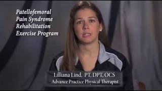 Loyola Medicines Patellofemoral Pain Syndrome Home Exercise Program [upl. by Anatlus]