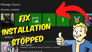 How To Fix Xbox One  Series XS Error quotInstallation Stopped For Digital Or Disc Installsquot  2023 [upl. by Omor]