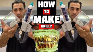 How to MAKE GRILLZ  Molding Grillz [upl. by Emiaj]