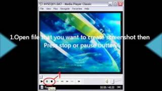 How to Capture Screenshots from Windows Media Player Classic [upl. by Enasus]