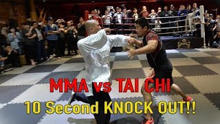 MMA vs Tai Chi 10 Second KNOCK OUT ✅ [upl. by Follansbee]