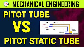 Pitot tube vs Pitot static tube  Fluid Mechanics Mechanical Engineering  Make It Easy [upl. by Ahsaten320]