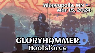 Gloryhammer  Hootsforce Skyway Theatre Minneapolis MN 🇺🇸 March 15 2024 LIVE HDR 4K [upl. by Illac801]