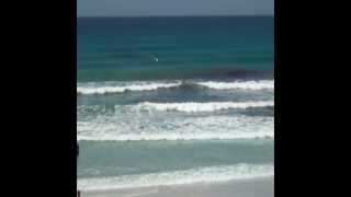 Finn Molokai Mk II 20 kg plastic ski playing in the waves at Cheynes Beach Western Australia [upl. by Selie]