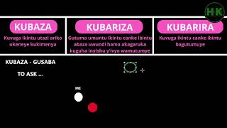 Tip 6  Derivatives in Kirundi Kubaza or kubariza or kubarira [upl. by Ahsienom]