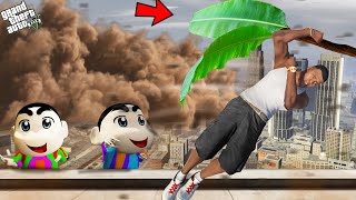 Franklin Trapped In Sandstorm With Shinchan And Pinchan In Gta 5 [upl. by Niraa]