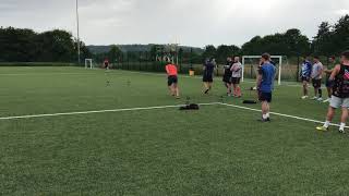 Bridgend Ravens 10m amp 40m sprint testing [upl. by Adnarem]