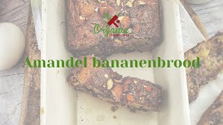 Amandel bananenbrood  Almond bana bread [upl. by Deys]