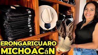 Rancho Viejo Western Wear tienda de ropa Vaquera en Erongaricuaro Michoacan México boots vaquero [upl. by Teryn]