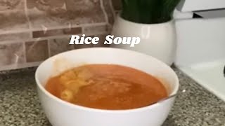 Rice Soup  شوربة الرز [upl. by Dann]