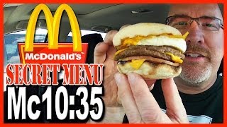 McDonalds ★ Secret Menu Item ★ The Mc1035  Review [upl. by Gwenni]