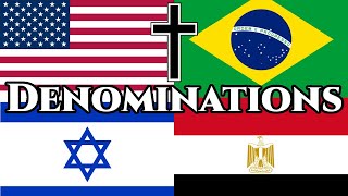 Christian Denominations in Countries Around the World [upl. by Aihsemat]