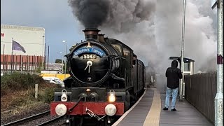 Earl of Mount Egcumbe powering through Hykeham 12102024 [upl. by Cerallua847]