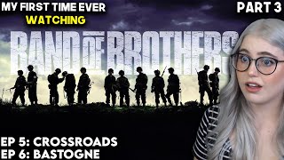 My First Time Ever Watching Band Of Brothers  Episodes 5amp6  Crossroads  Bastogne  Reaction [upl. by Terhune]