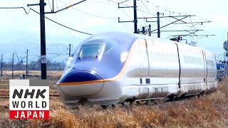 New Regional Yamagata Shinkansen Series E8  Japan Railway Journal [upl. by Hillell]