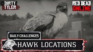 Hawk Locations RDR2 Red Dead Online [upl. by Enoch116]