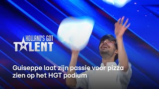 Guiseppe STUNT met pizzadeeg ‘Verrassend hoe leuk dit eigenlijk is’  Hollands Got Talent [upl. by Rieger96]