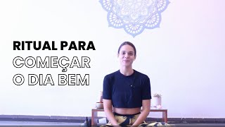 Ritual MATINAL  Meditação respiração e escrita terapêutica para DESACELERAR a mente [upl. by Anyel]