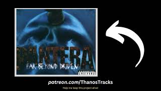 Pantera  Becoming  NO GUITARS  Backing Track [upl. by Enak374]