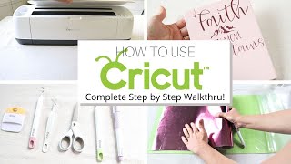 How to use Cricut Cutting Machines For Beginners [upl. by Dowlen285]