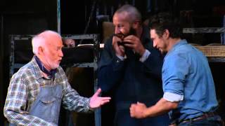 Sneak Peek of Of Mice and Men on Broadway [upl. by Harte]