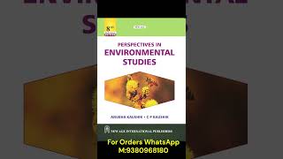 Perspectives in Environmental Studies education librarybooks neetexam libraryscience librarymat [upl. by Egni]