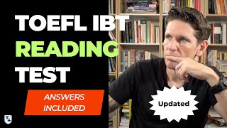 TOEFL iBT Reading Practice Test with Answers 10 [upl. by Esdnil151]