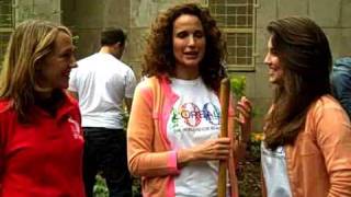 Interview with Andie MacDowell [upl. by Ehtyaf]