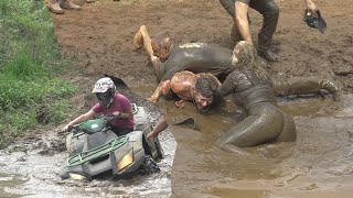 PLAYING IN THE MUD AND A LITTLE MUD WRESTLING [upl. by Htial675]