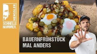 Schnelles Bauernfrühstück mal anders Rezept von Steffen Henssler [upl. by Hochman610]