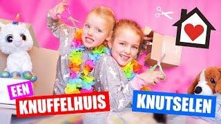 ZELF EEN KNUFFEL HUIS KNUTSELEN Heel Simpel en Heel Leuk ♥DeZoeteZusjes♥ [upl. by Krock]