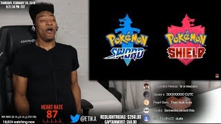 ETIKA REACTS TO POKEMON SWORD AND POKEMON SHIELD REVEAL POKEMON DIRECT [upl. by Vedi58]