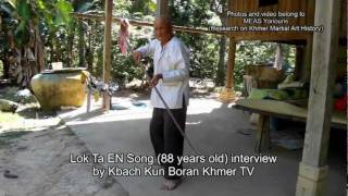 Kbach kun boran khmer  lok ta EN Song interview 12 [upl. by Malaspina952]