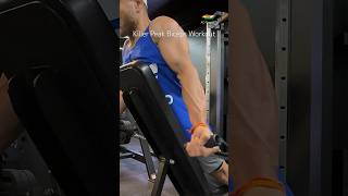 Killer Peak Biceps Workout explore ytshort gym trending ytviral foryou fyp [upl. by Zubkoff]