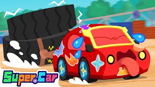 Cyclones Special Training  New Story About Race Car  Kids Cartoons amp Car Cartoons [upl. by Yonatan]