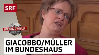 Magdalena MartulloBlocher und Toni Brunner im Bundeshaus  Giacobbo  Müller  Comedy  SRF [upl. by Kusin362]