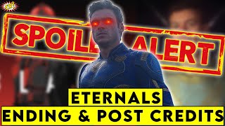 Eternals Ending amp Post Credits Scene Explained  ComicVerse [upl. by Aicxela]